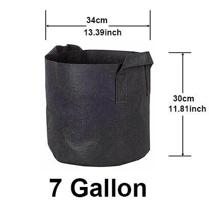 7 gallon cloth pots